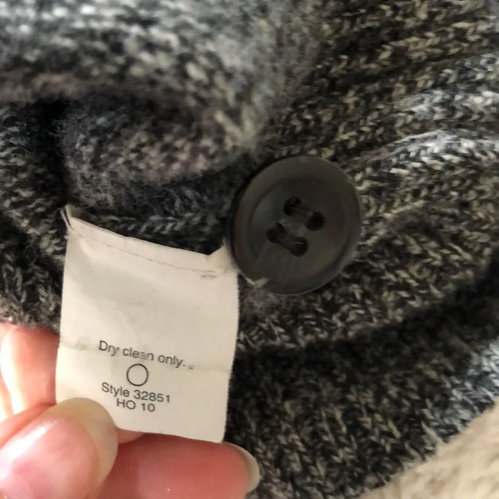 J.‎ Crew Merino Wool Crewneck w/ shoulder buttons